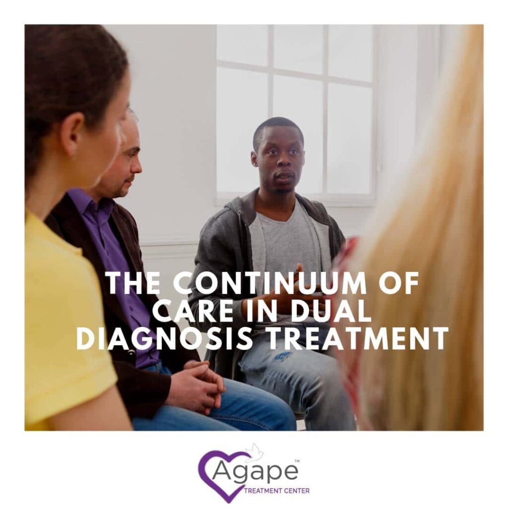 Continuum of care in dual diagnosis treatment