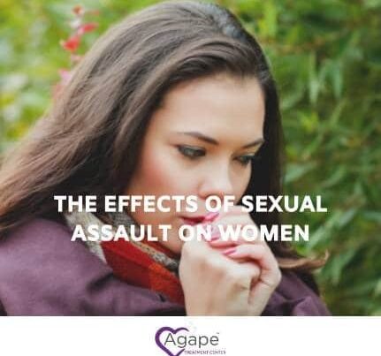 Person wearing a purple coat holding hands to mouth, text on image.
