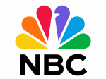 NBC logo with a colorful peacock design above the letters NBC.